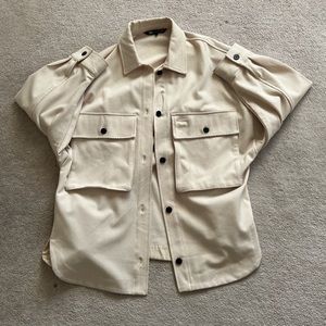 ZARA- oversized shirt jacket (shacket)
size M